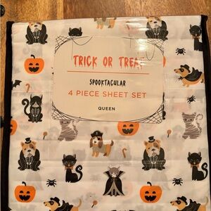 Spooktacular Halloween 4 Piece Sheet Set - Queen Size